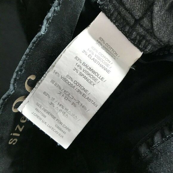 J.CREW Womens Toothpick Skinny Jeans Size 26 - Picture 9 of 10